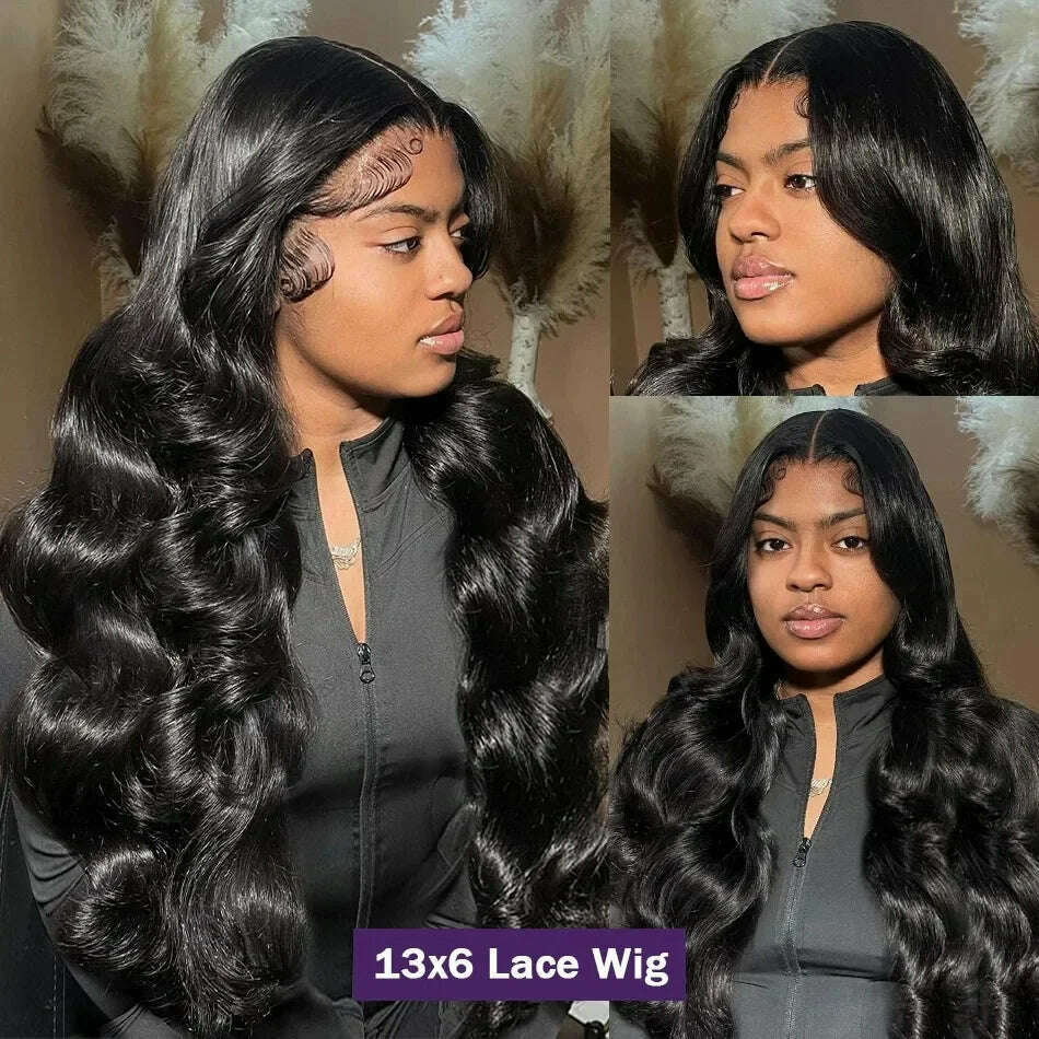 KIMLUD, 30 40 Inch Body Wave Human Hair Wigs 13x6 Hd Lace Front Wig human hair 13x4 360 Lace Frontal Wigs 4x4 Lace Closure Wig For Women, KIMLUD Womens Clothes