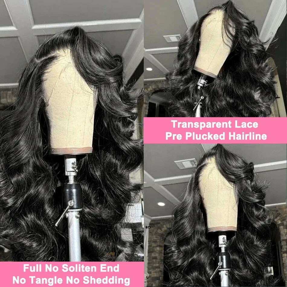 KIMLUD, 30 40 Inch Body Wave Human Hair Wigs 13x6 Hd Lace Front Wig human hair 13x4 360 Lace Frontal Wigs 4x4 Lace Closure Wig For Women, KIMLUD Womens Clothes