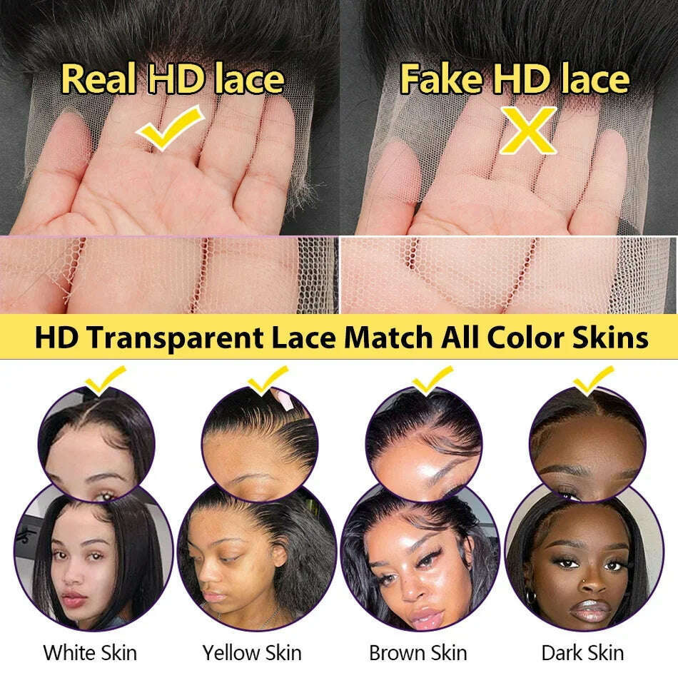 KIMLUD, 30 40 Inch Body Wave Human Hair Wigs 13x6 Hd Lace Front Wig human hair 13x4 360 Lace Frontal Wigs 4x4 Lace Closure Wig For Women, KIMLUD Womens Clothes