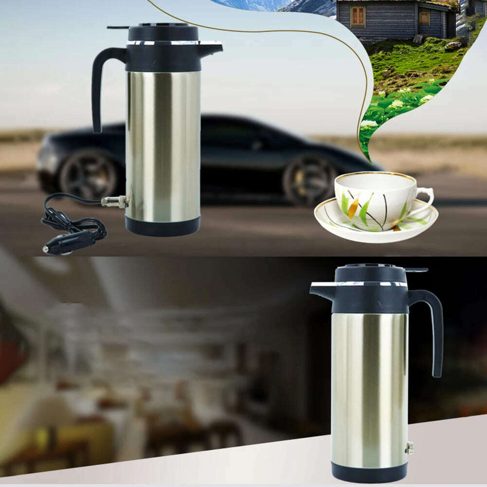 KIMLUD, 300/1200 ML Travel Electric Kettle Car Hot Kettle Car Truck Water Heater Large Capacity 12/24 V Auto Shut Off Fast Boiling, KIMLUD Womens Clothes