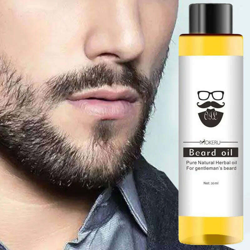 KIMLUD, 30ml Beard Oil 100% Natural Ingredients Growth Oil For Men Beard Grooming Treatment Shiny Smoothing Beard Care, KIMLUD Women's Clothes