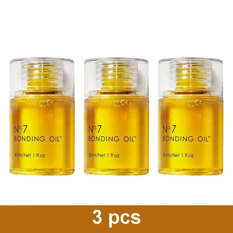 KIMLUD, 30ml No. 7 Bonding Oil Original Hair Care Repair Damaged Essential Oil Conditioners Increase Shine Softness Color Vibrancy Frizz, 3pcs NO7, KIMLUD Womens Clothes
