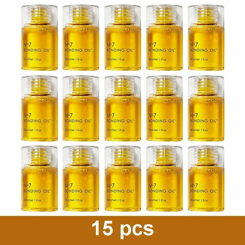 KIMLUD, 30ml No. 7 Bonding Oil Original Hair Care Repair Damaged Essential Oil Conditioners Increase Shine Softness Color Vibrancy Frizz, 15pcs NO7, KIMLUD Womens Clothes