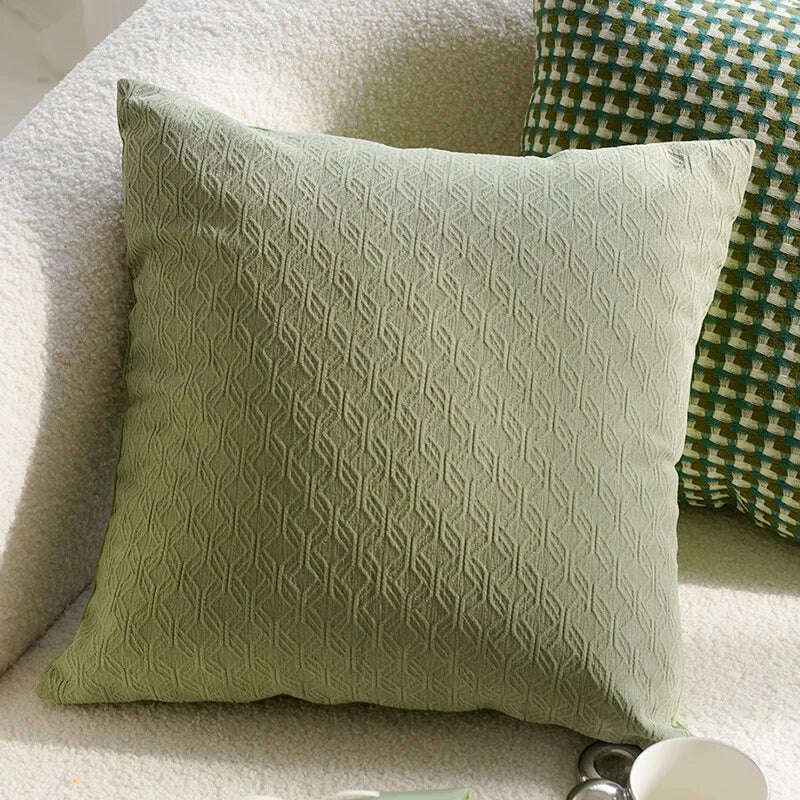 30X50/45X45CM Green Flying Bird Throw Pillow Cover Light Luxury Stamping Waist Cushion Cover Decor Home Decorative Pillowcase - KIMLUD
