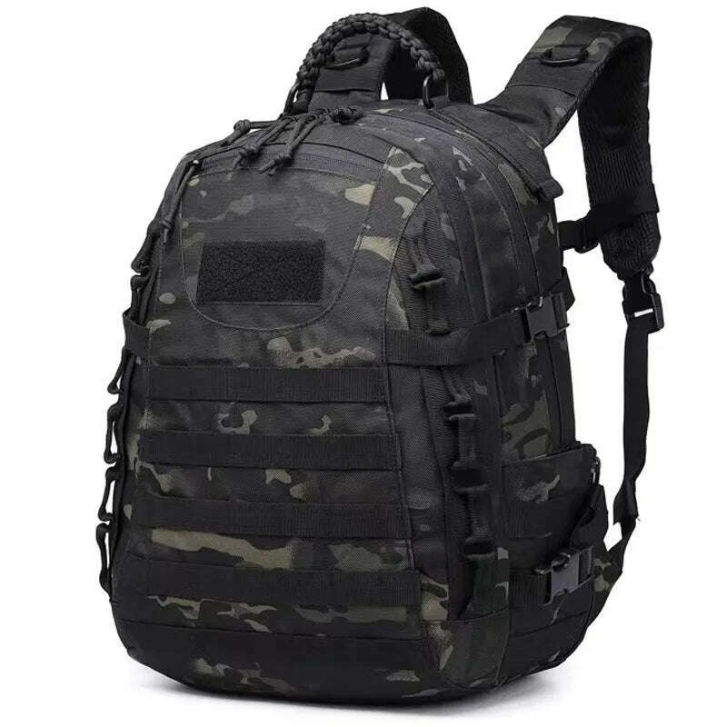 KIMLUD, 35L Large Capacity Military Backpack Man Camping Backpacks Waterproof Tactical Army Molle Climbing Hiking Bags Outdoor Rucksack, KIMLUD Womens Clothes