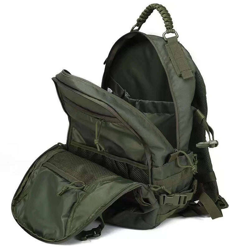 KIMLUD, 35L Large Capacity Military Backpack Man Camping Backpacks Waterproof Tactical Army Molle Climbing Hiking Bags Outdoor Rucksack, KIMLUD Womens Clothes