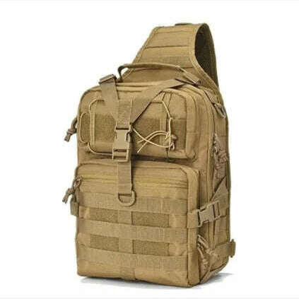 KIMLUD, 35L Large Capacity Military Backpack Man Camping Backpacks Waterproof Tactical Army Molle Climbing Hiking Bags Outdoor Rucksack, chest pack C / 30 - 40L, KIMLUD Womens Clothes
