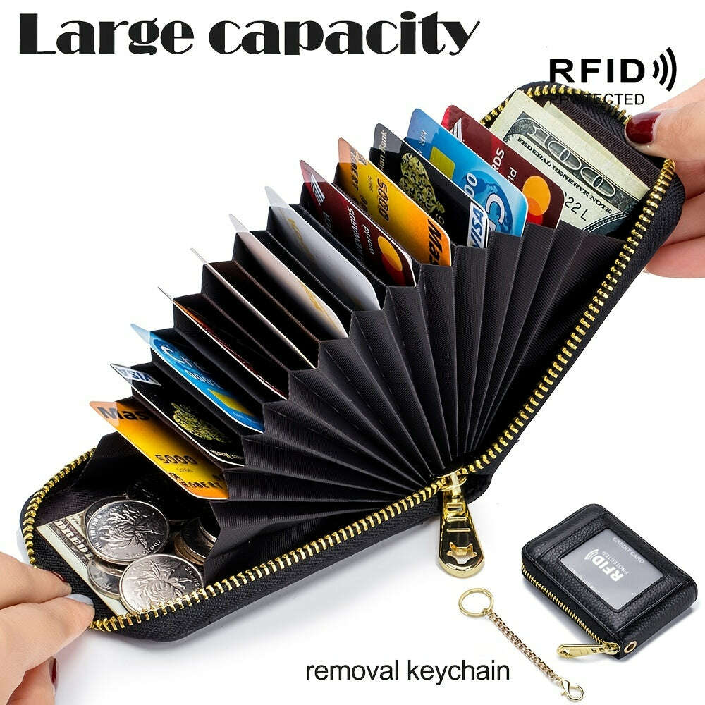 kimlud-rfid-credit-card-holder-casual-multi-compartment-wallet-simple-zip-around-card-case-kimlud-womens-clothes-34634992