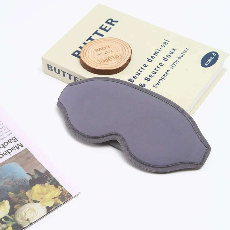 3d Sleep Eye Mask Nose Light Proof Eye Protection Skin-friendly Material Cool Comfortable Mask with Adjustable Strap - KIMLUD