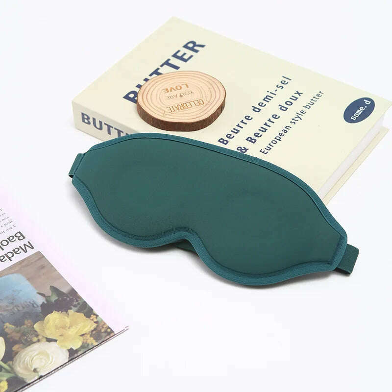 3d Sleep Eye Mask Nose Light Proof Eye Protection Skin-friendly Material Cool Comfortable Mask with Adjustable Strap - KIMLUD