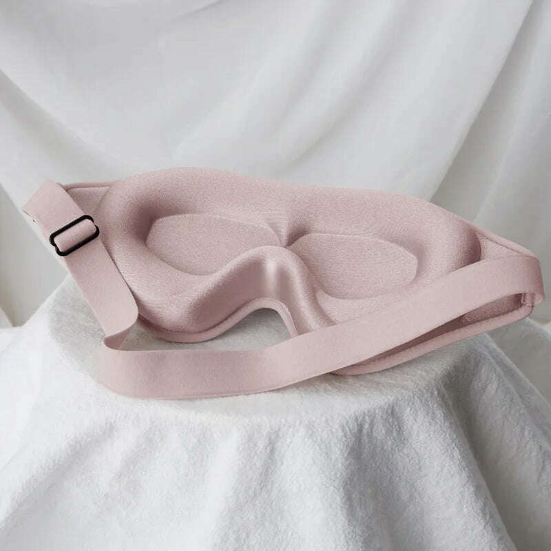 3D Sleep Mask Blindfold Sleeping Aid Eye Mask Soft Memory Foam Face Mask Eyeshade 99% Blockout Light Slaapmasker Eye Cover Patch - KIMLUD