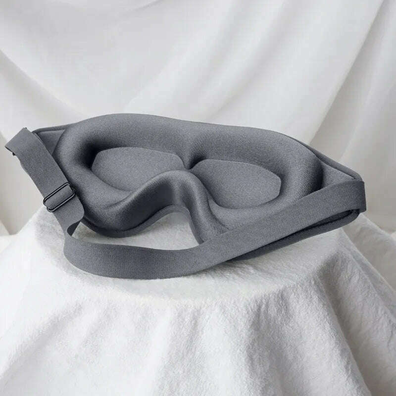 3D Sleep Mask Blindfold Sleeping Aid Eye Mask Soft Memory Foam Face Mask Eyeshade 99% Blockout Light Slaapmasker Eye Cover Patch - KIMLUD