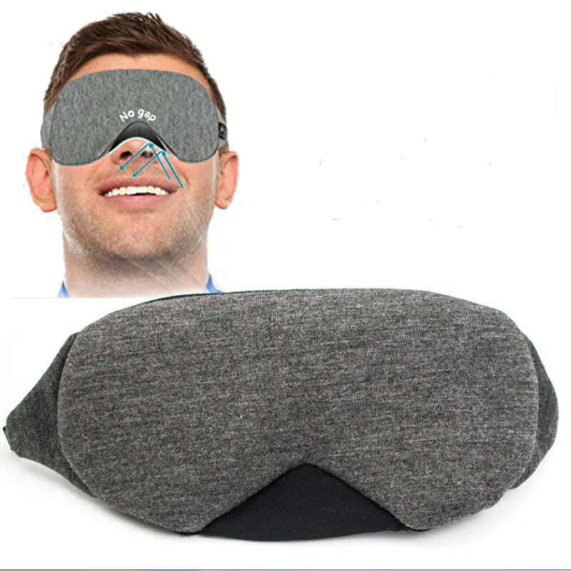 KIMLUD, 3D Sleep Mask Blindfold Sleeping Eye Mask Totally Block Out Light Eyeshade Cover Shade Eye Patch Sleeping Aid Eyepatch, KIMLUD Womens Clothes