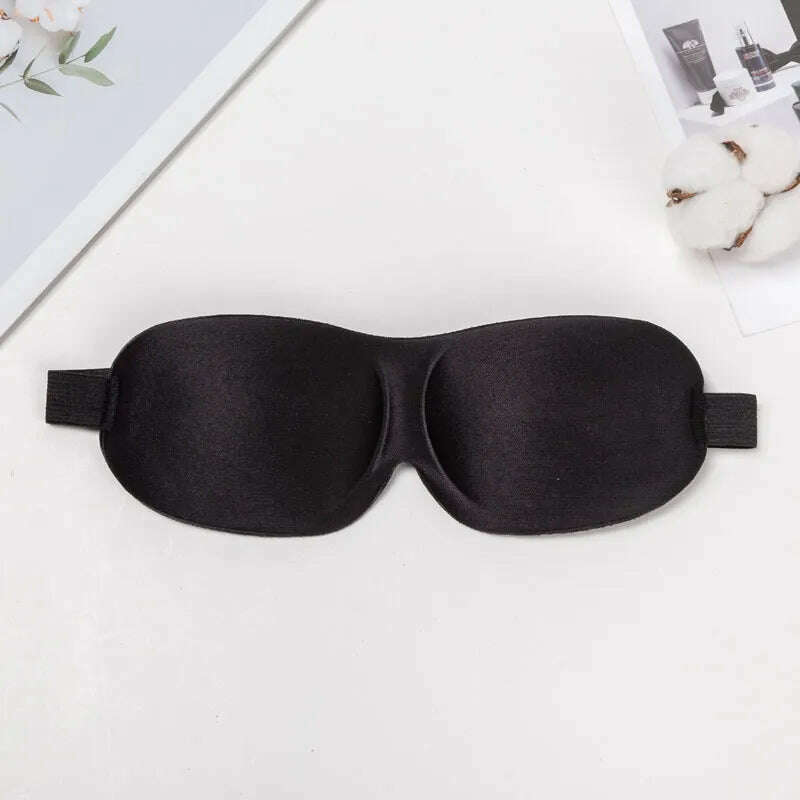 KIMLUD, 3D Sleep Mask Sleeping Stereo Cotton Blindfold Men And Women Air Travel Sleep Eye Cover Eyes Patches For Eyes Rest Health Care, KIMLUD Womens Clothes