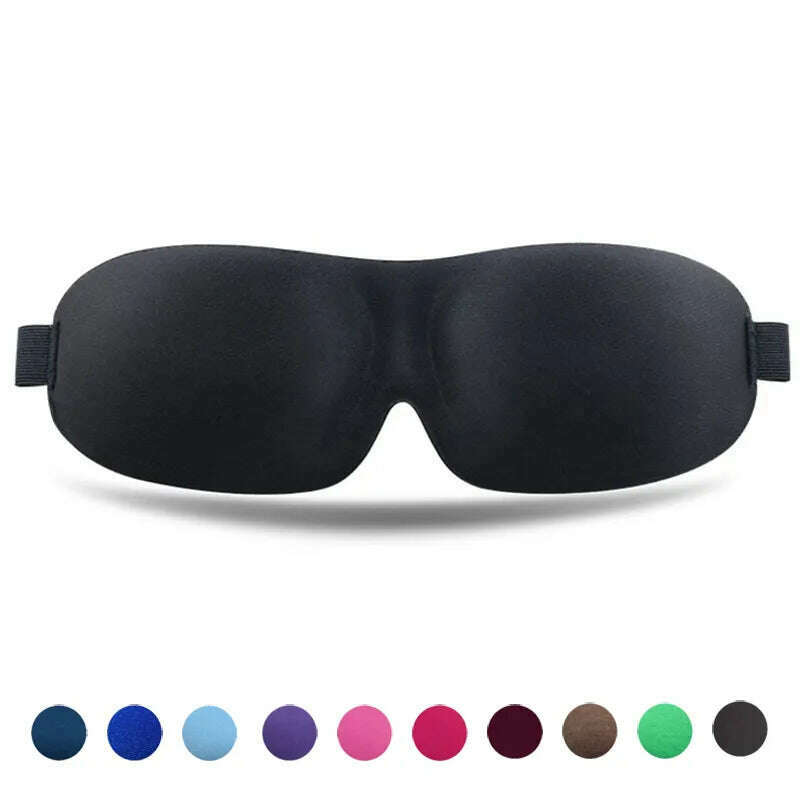 KIMLUD, 3D Sleep Mask Sleeping Stereo Cotton Blindfold Men And Women Air Travel Sleep Eye Cover Eyes Patches For Eyes Rest Health Care, KIMLUD Womens Clothes