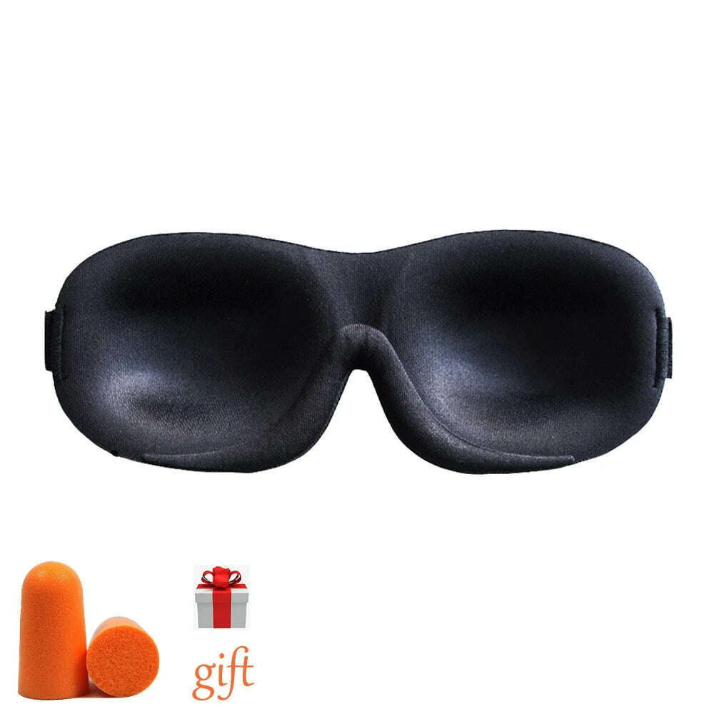 KIMLUD, 3D Sleeping Mask Block Out Light Sleep Mask for Eyes Sleepmaker EyeShade Blindfold Sleeping Face Mask Eye Patch Breathable, KIMLUD Womens Clothes