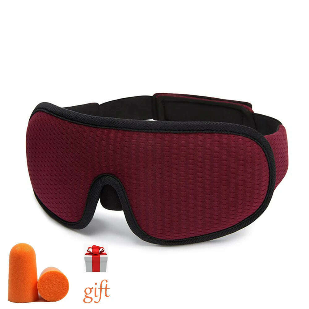 KIMLUD, 3D Sleeping Mask Block Out Light Sleep Mask for Eyes Sleepmaker EyeShade Blindfold Sleeping Face Mask Eye Patch Breathable, KIMLUD Womens ClothesKIMLUD, 3D Sleeping Mask Block Out Light Sleep Mask for Eyes Sleepmaker EyeShade Blindfold Sleeping Face Mask Eye Patch Breathable, Sleepng mask-Red, KIMLUD APPAREL - Womens Clothes