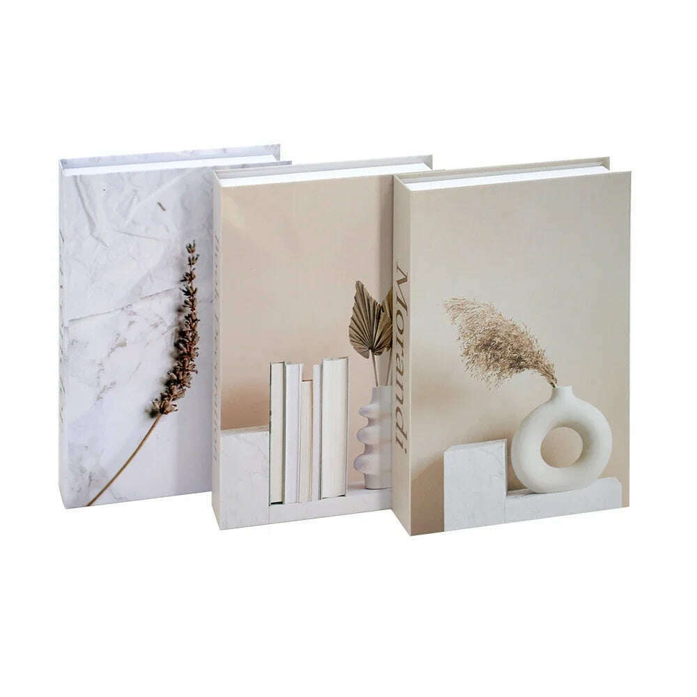KIMLUD, 3Pcs Fashion Fake Book Openable Book Box Storage Living Room Decoration Coffee Table Ornaments Club Hotel Prop Books Decoration, 41 / Not Open / CHINA, KIMLUD Womens Clothes