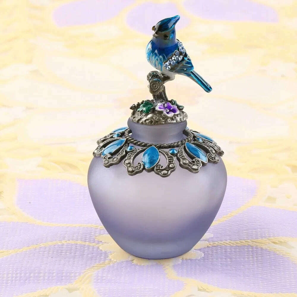 40ml Vintage Handmade Empty Glass Perfume Bottle Wedding Decor Collectable Perfume Refill Parfume Refillable Bottle Lady Gift - KIMLUD