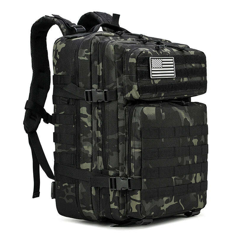 45L Tactical 3P Backpack Bag 30L 3 Days Outdoor Backpack Waterproof Climbing Rucksack Camping Hiking Bag Mochila - KIMLUD