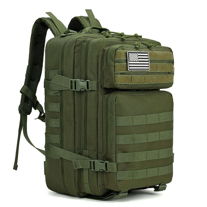 45L Tactical 3P Backpack Bag 30L 3 Days Outdoor Backpack Waterproof Climbing Rucksack Camping Hiking Bag Mochila - KIMLUD