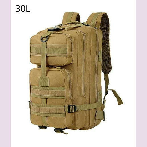 45L Tactical 3P Backpack Bag 30L 3 Days Outdoor Backpack Waterproof Climbing Rucksack Camping Hiking Bag Mochila - KIMLUD
