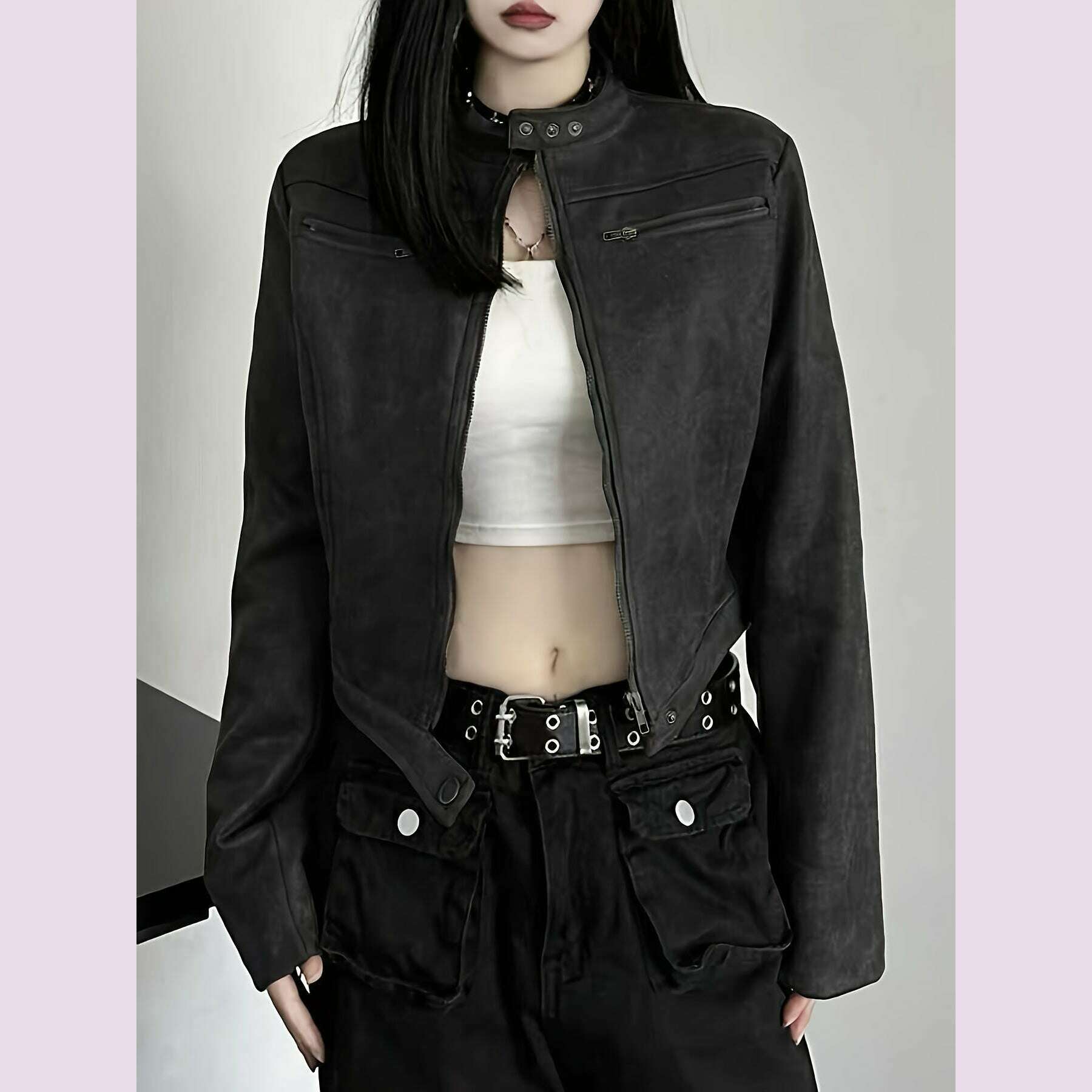 womens-elegant-gothic-full-zip-jacket-with-full-zip-front-closure-full-length-zipper-stand-collar---heavy-duty-winter-outerwear-machine-washable-black--like-texture-coat-for-fallwinter-casual-formal-outfits-retro-zikimlud-womens-fashion-34625565