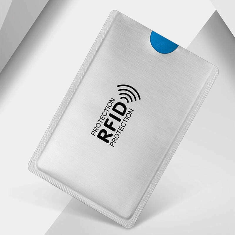 5-20 pcs Aluminium Anti Rfid Card Holder NFC Blocking Reader Lock Id Bank Card Holder Case Protection Metal Credit Card Case - KIMLUD