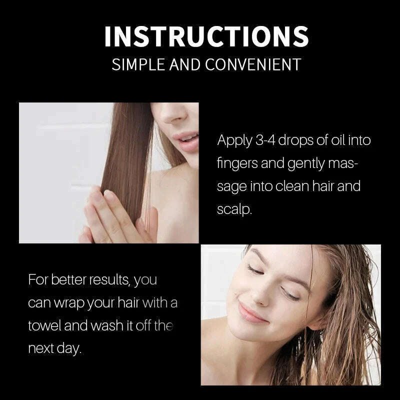KIMLUD, 50ml Black Rice Water Hair Spray Hair Growth Essence Anti Hair Loss Natural Thinning Anti Hair Loss Soothe Itchy Dry Scalp Care, KIMLUD Womens Clothes