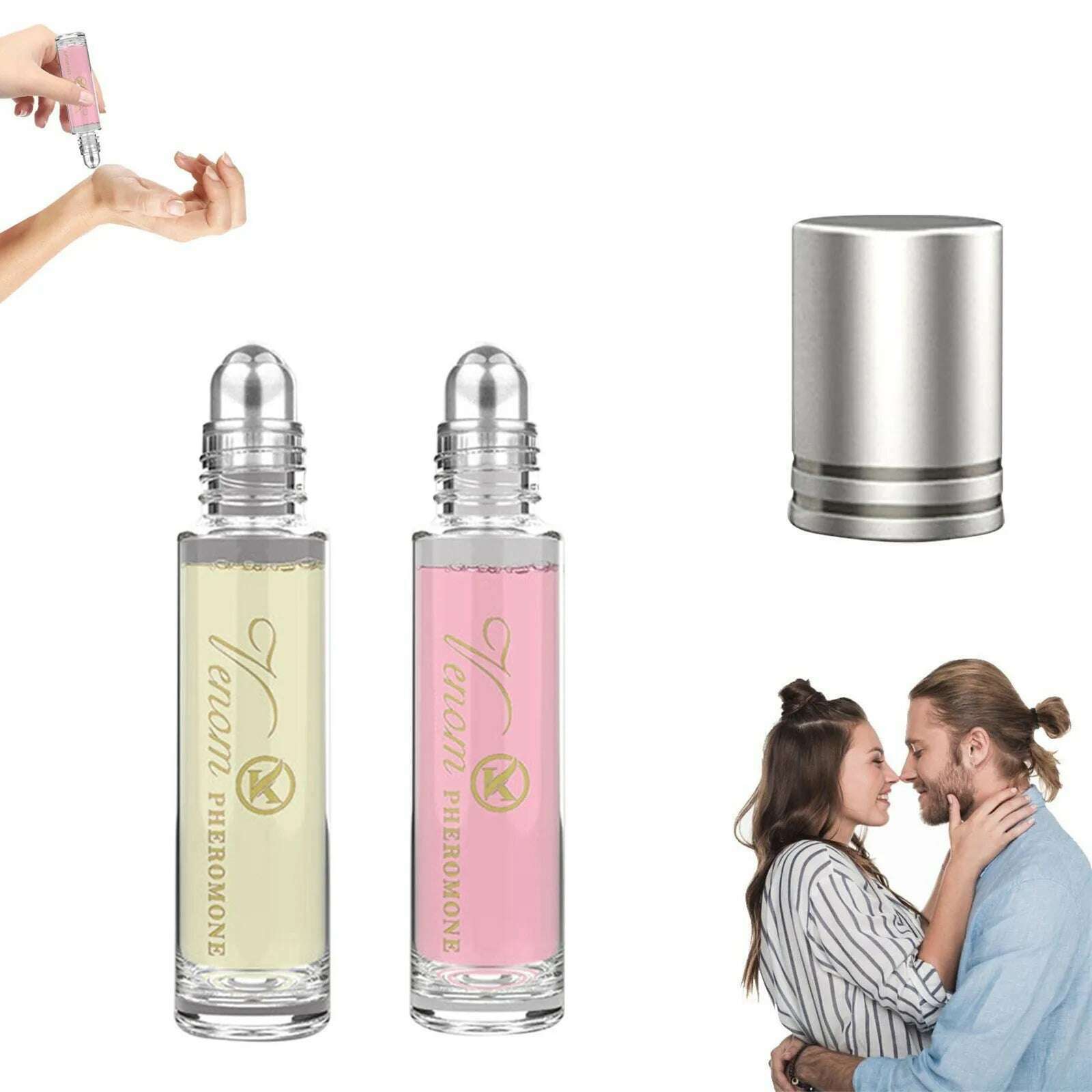 KIMLUD, 5pcs Roller Ball Perfume For Men And Women Pheromone Oil Perfume For Women To Attract Men And Achieve A Long Lasting Note 10ml, KIMLUD Womens Clothes