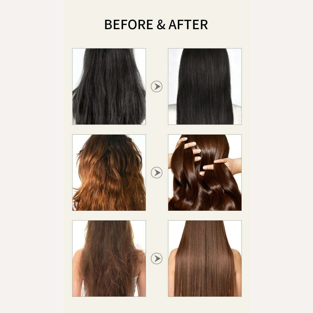 60ML Hair Care Moroccan Pure Argan Oil Hair Essential Oil for Dry Hair Types Multi-functional Hair Care Products for Woman - KIMLUD