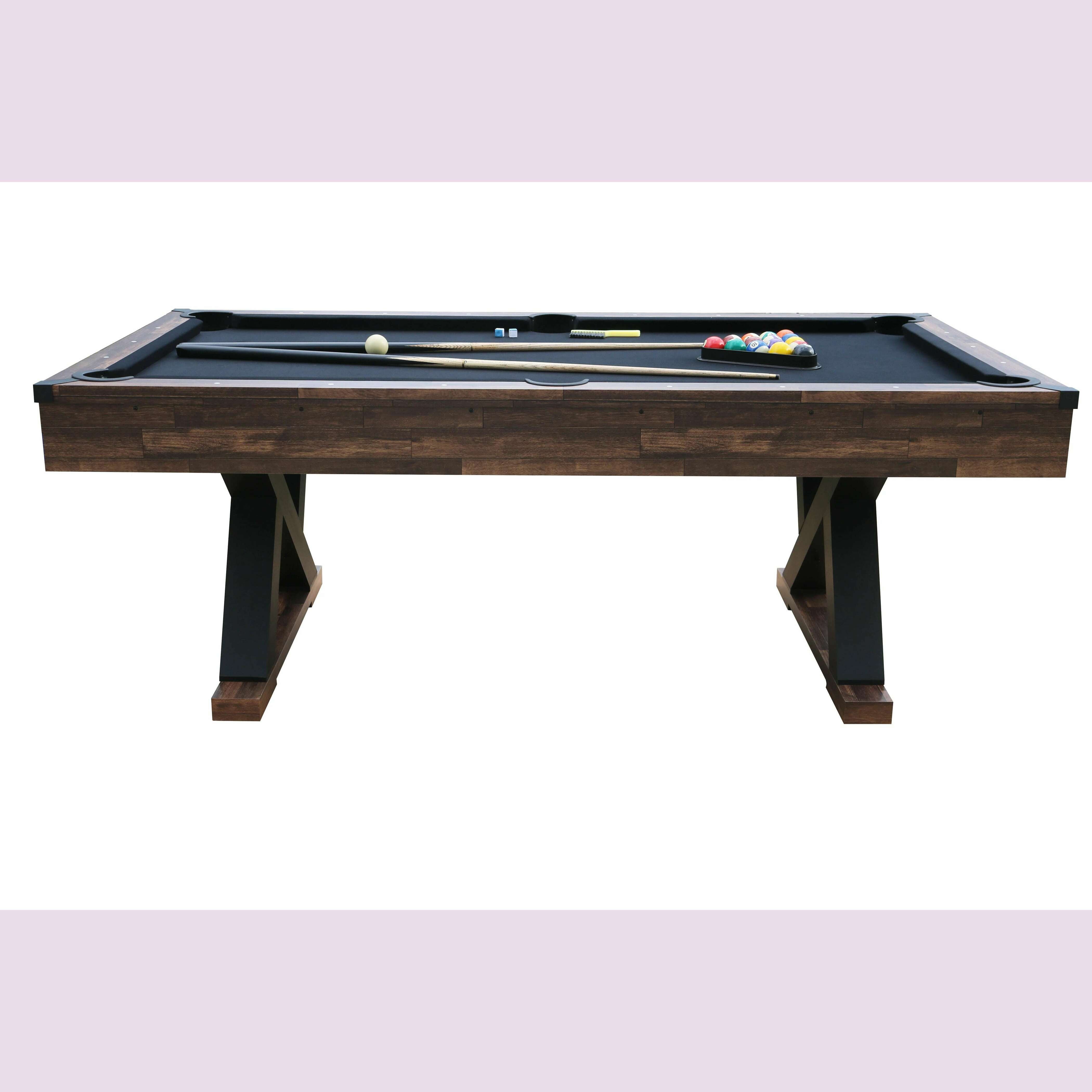 7ft 3 In 1 Combo Multi Function Game Ping Pong Table dining Table Pool Table - KIMLUD