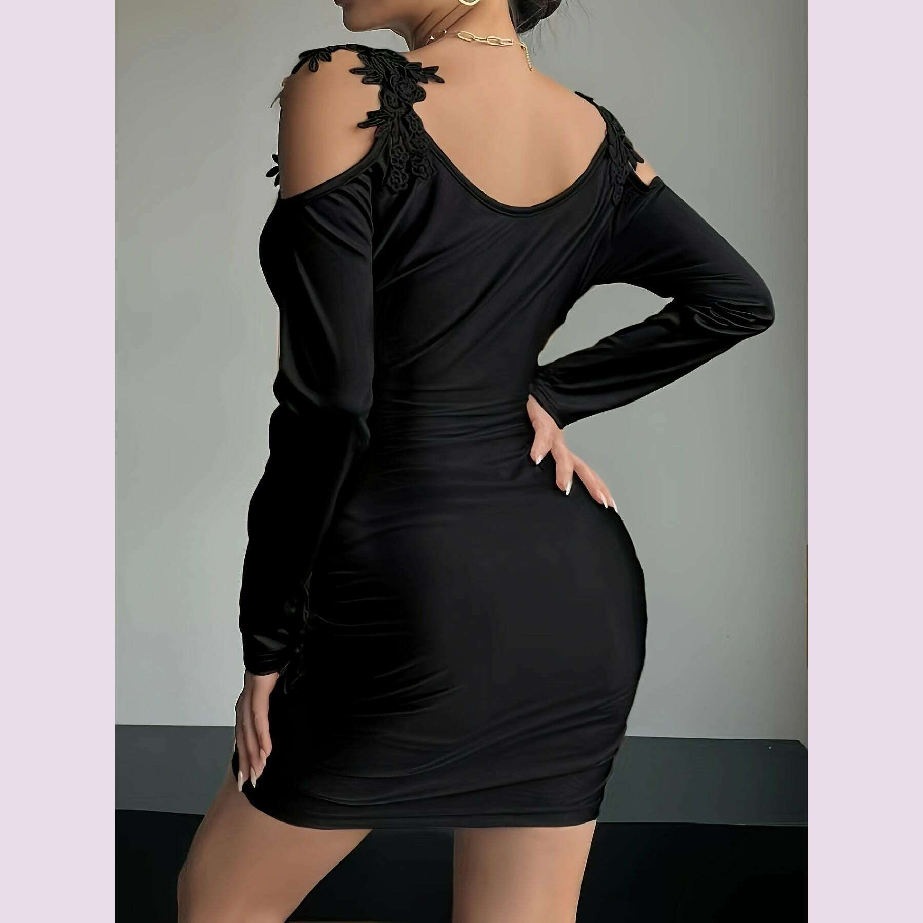 sensual-satin-bodycon-dress---elegant-dresses-for-women-with-cold-shoulder-ruched-detailing-and-guipure-lace---perfect-for-formal-events-and-partieskimlud-womens-fashion-34625943