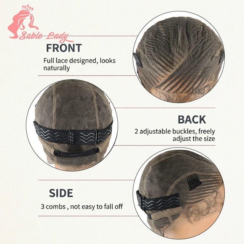 Braided Wig – HD Lace Front Glueless Updo – High Temperature Fiber | KIMLUD