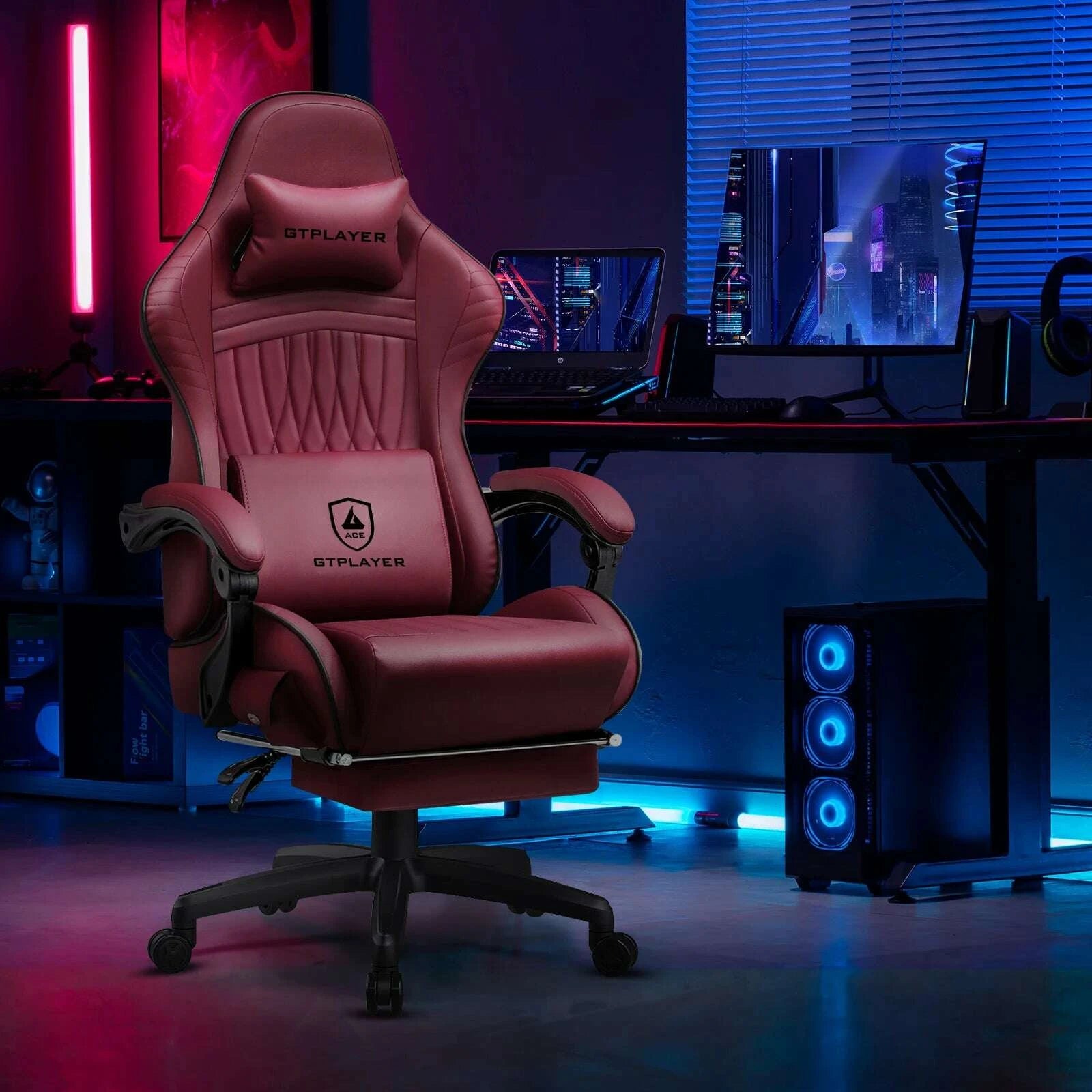 gtplayer-gaming-chair-adjustable-ergonomic-faux-leather-swiveling-pc-racing-game-chair-with-built-in-speakersfootrestkimludkimlud-35573954