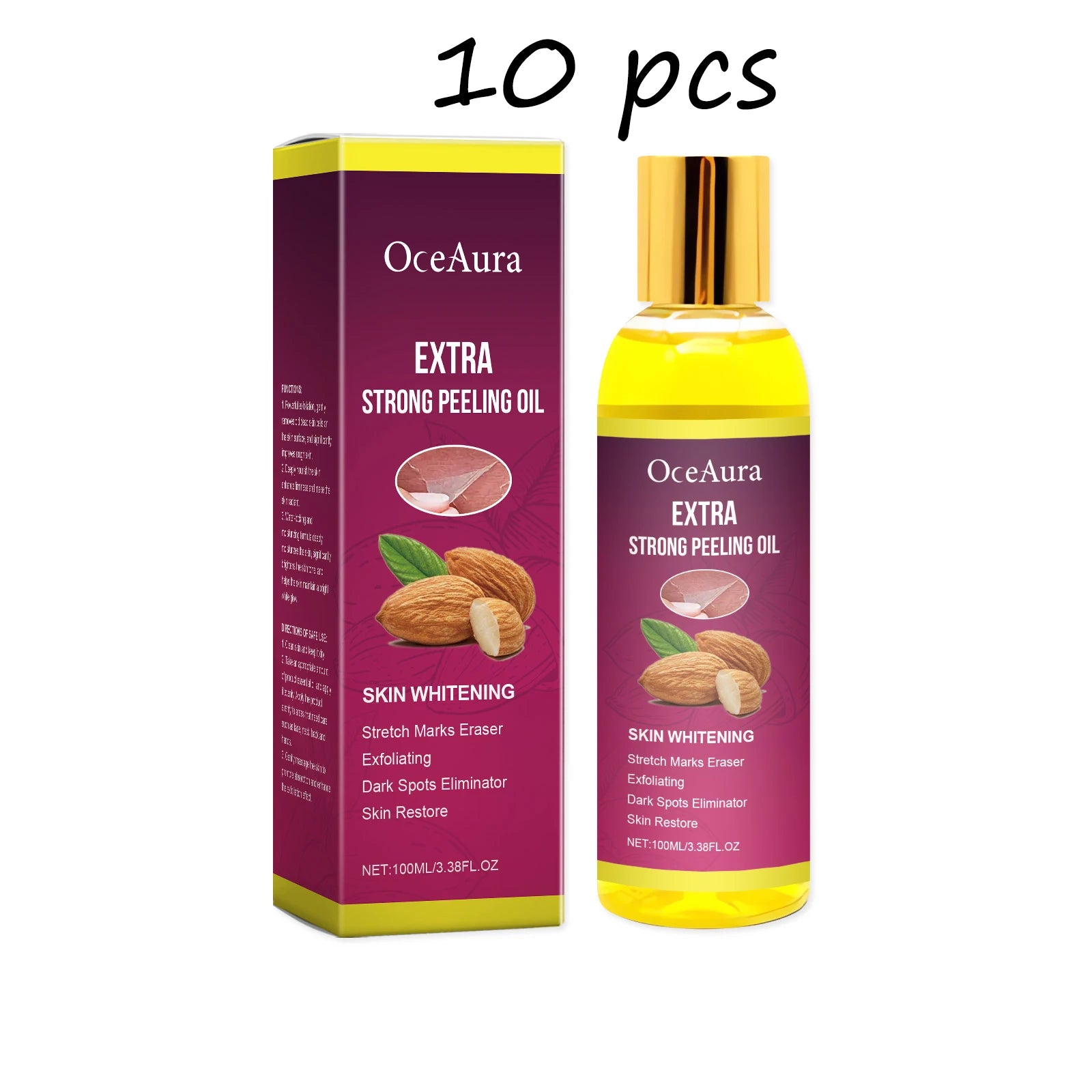 Sweet Almond Oil Exfoliating Body Oil Gentle Cleansing — Plum | KIMLUD