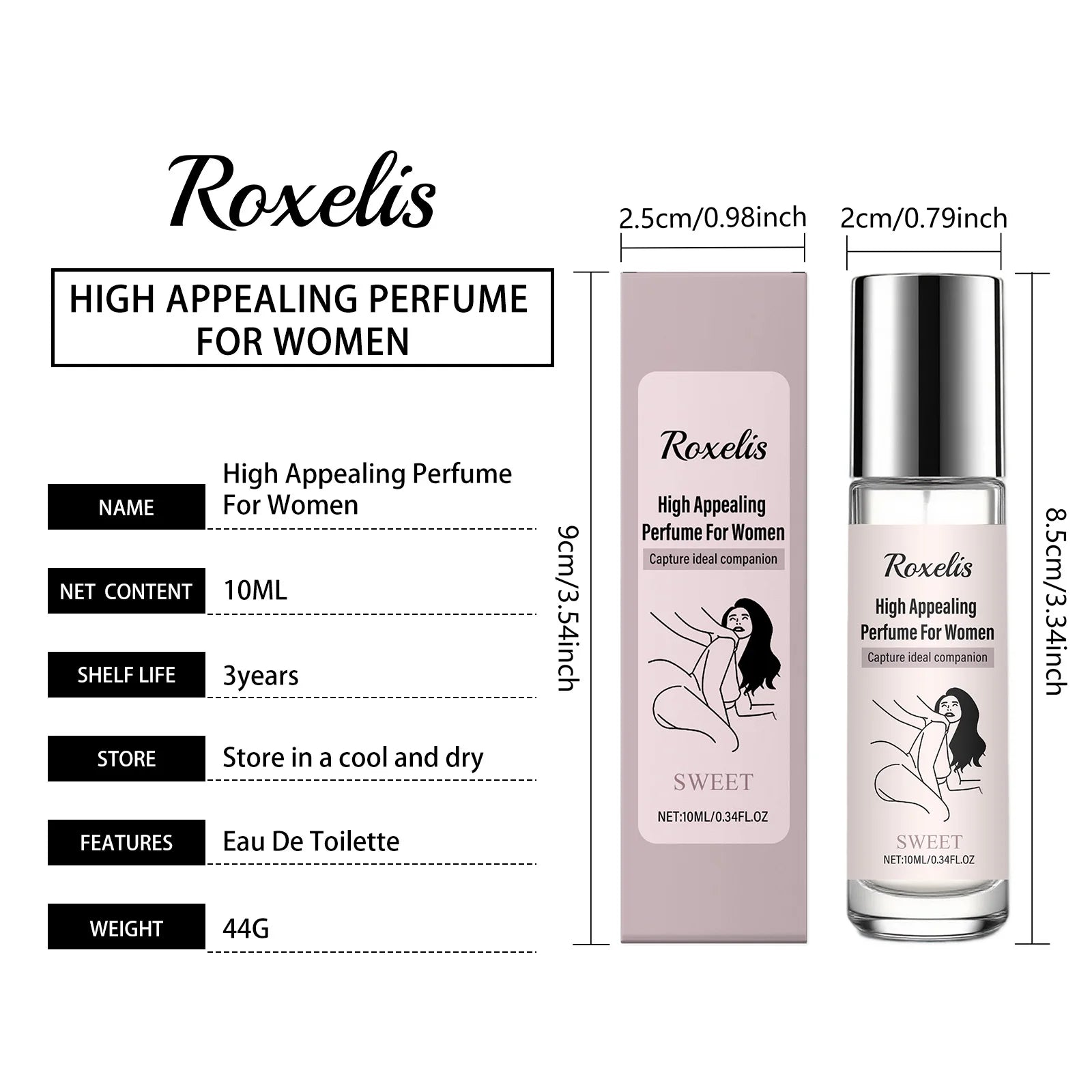 Luxurious Hypoallergenic Premium Perfume — Clear | KIMLUD