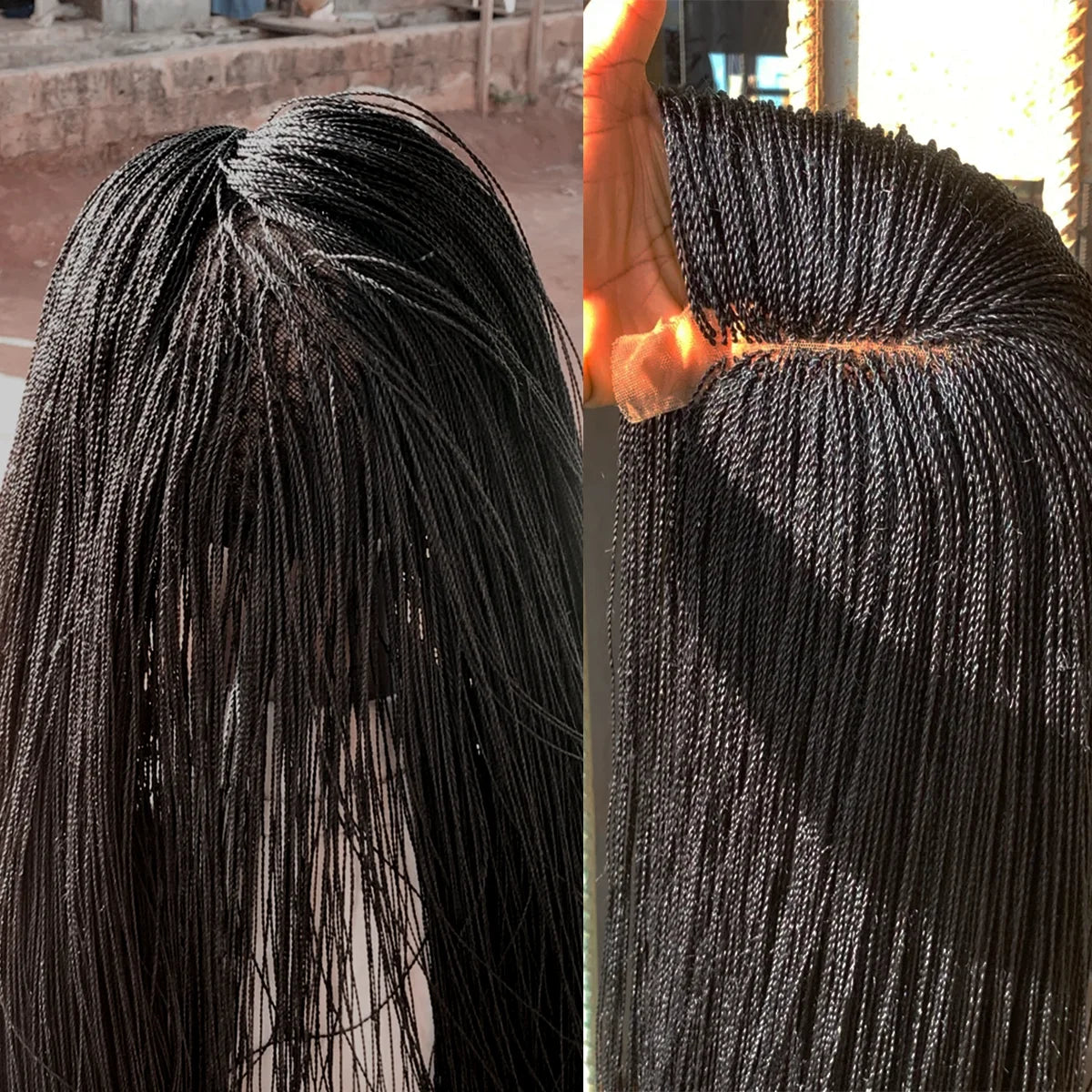 Afro Twist Braided Wig – Glueless Senegalese Twist – Kanekalon | KIMLUD
