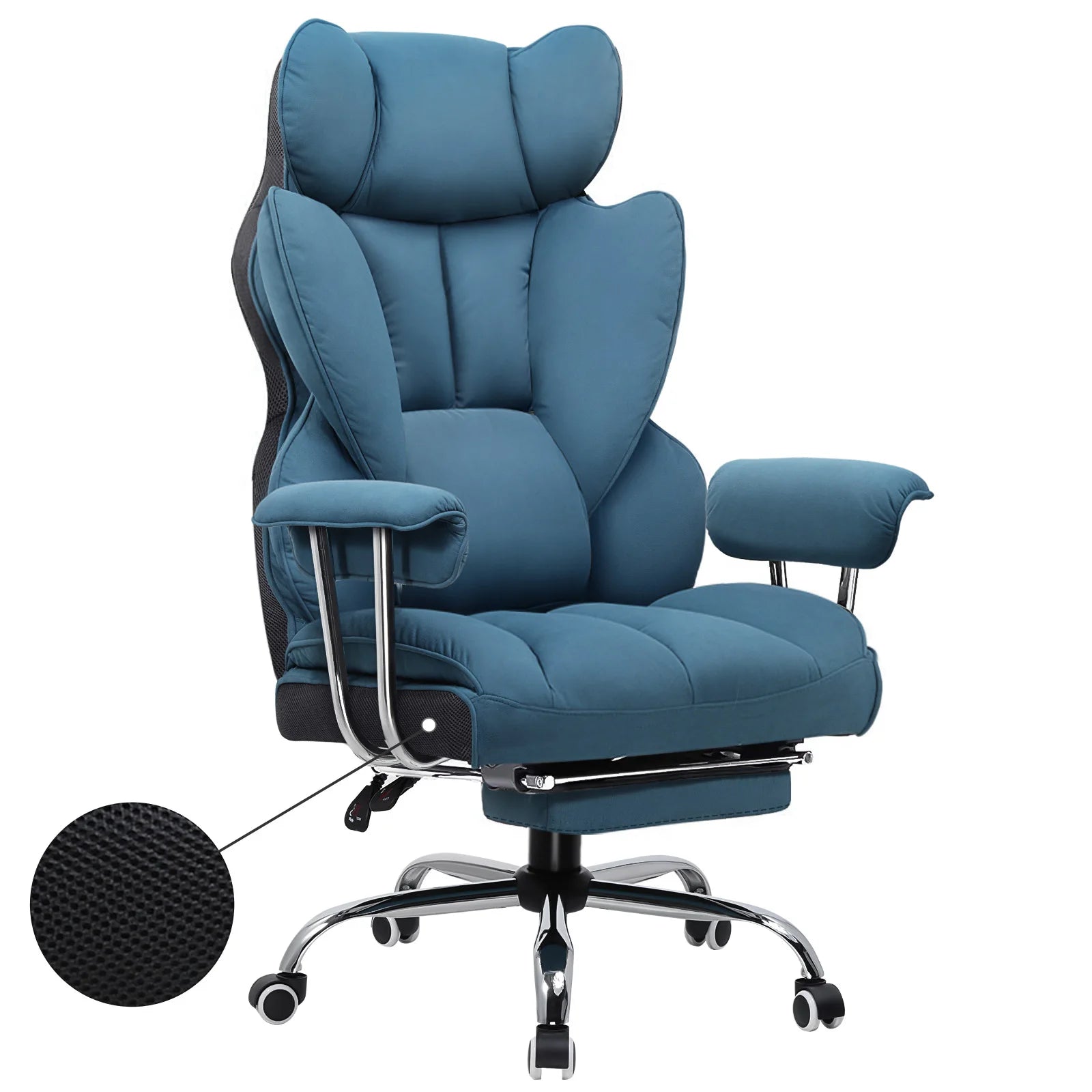 Office Chair – Gaming Ergonomic – Fabric Surface – | KIMLUD