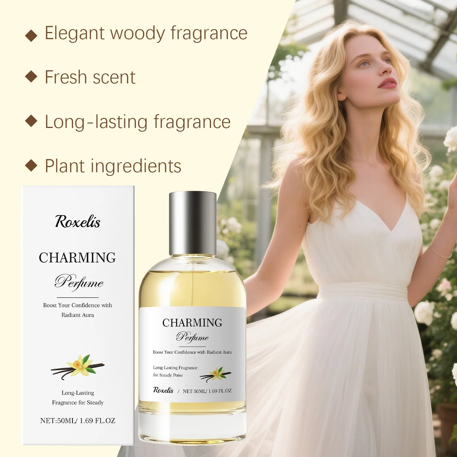 Amber Vanilla Floral Perfume Scent — Amber | KIMLUD
