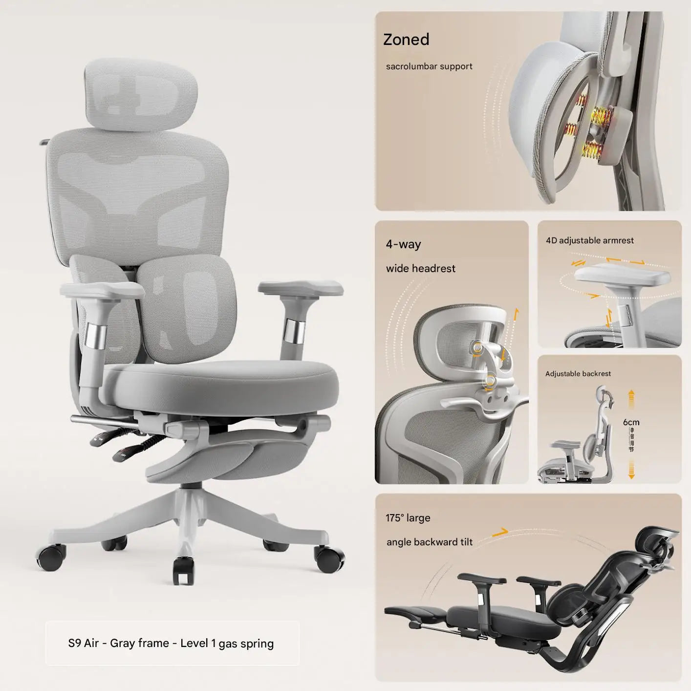 Ergonomic Office Chair High Back Gaming Computer Chair Adjustable Height Rotatable Metal Frame — Black | KIMLUD