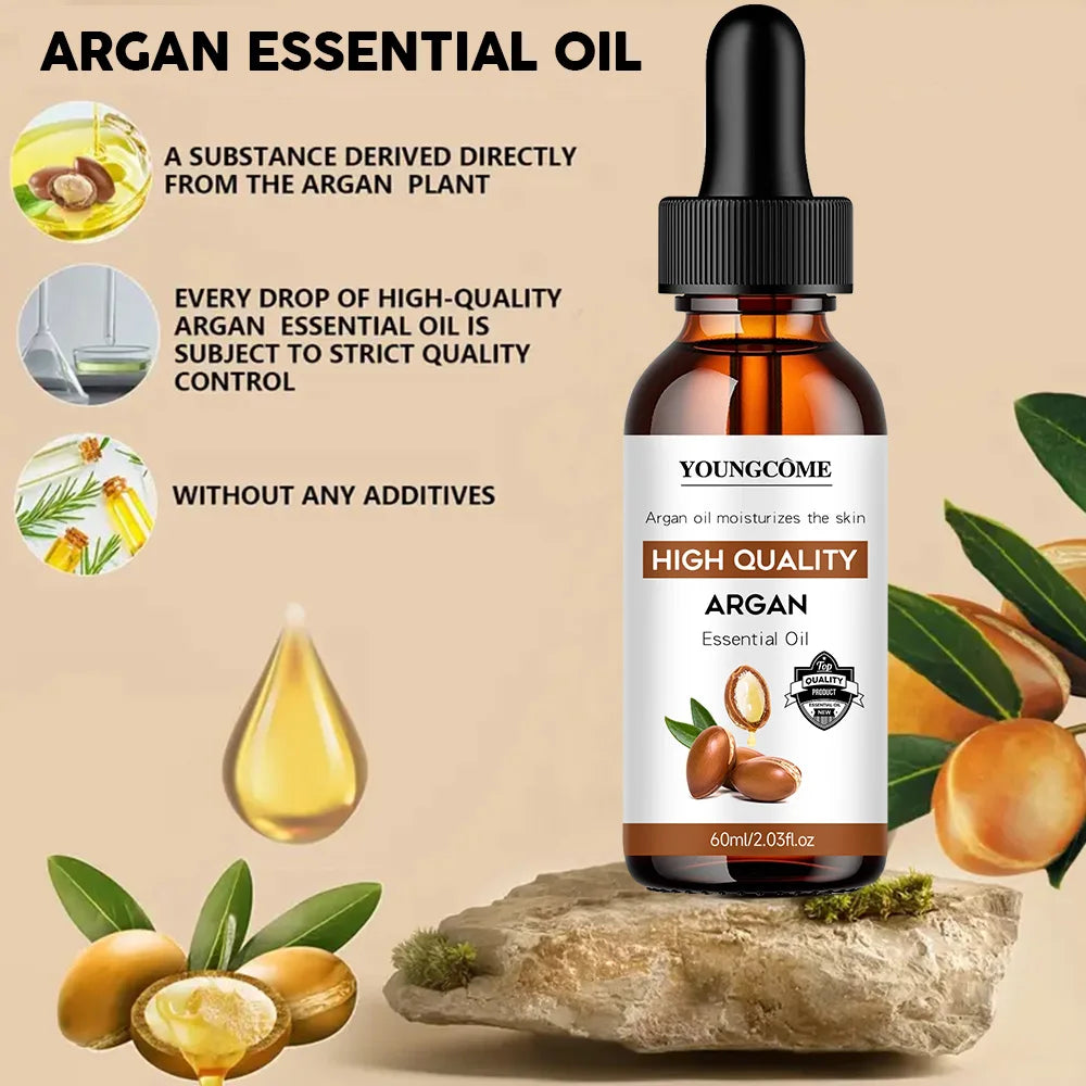 Argan Oil Hair Serum Lightweight Mist — Amber | KIMLUD