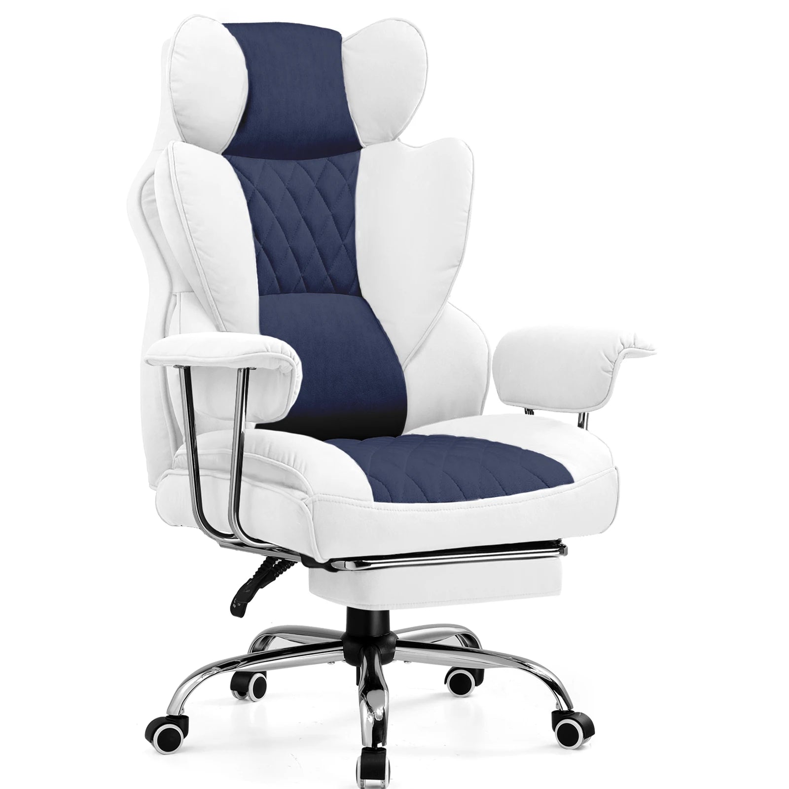 Gaming Chair – Pocket Spring Lumbar Support – Fabric – KIMLUD