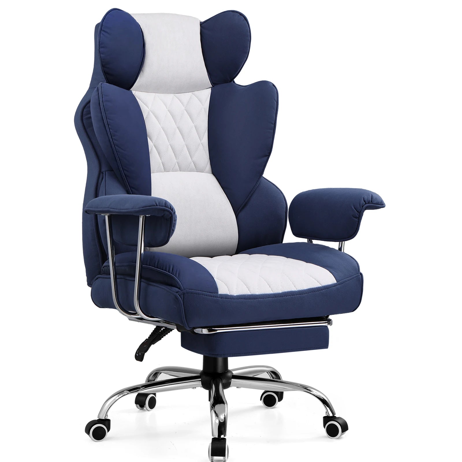 Gaming Chair – Pocket Spring Lumbar Support – Fabric – KIMLUD