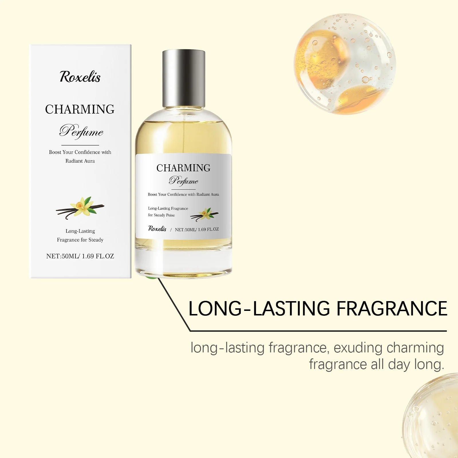 Amber Vanilla Floral Perfume Scent — Amber | KIMLUD