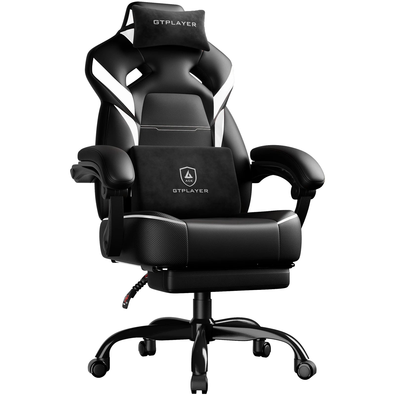 Gaming Chair – Height Adjustable Ergonomic – Synthetic Leather | KIMLUD