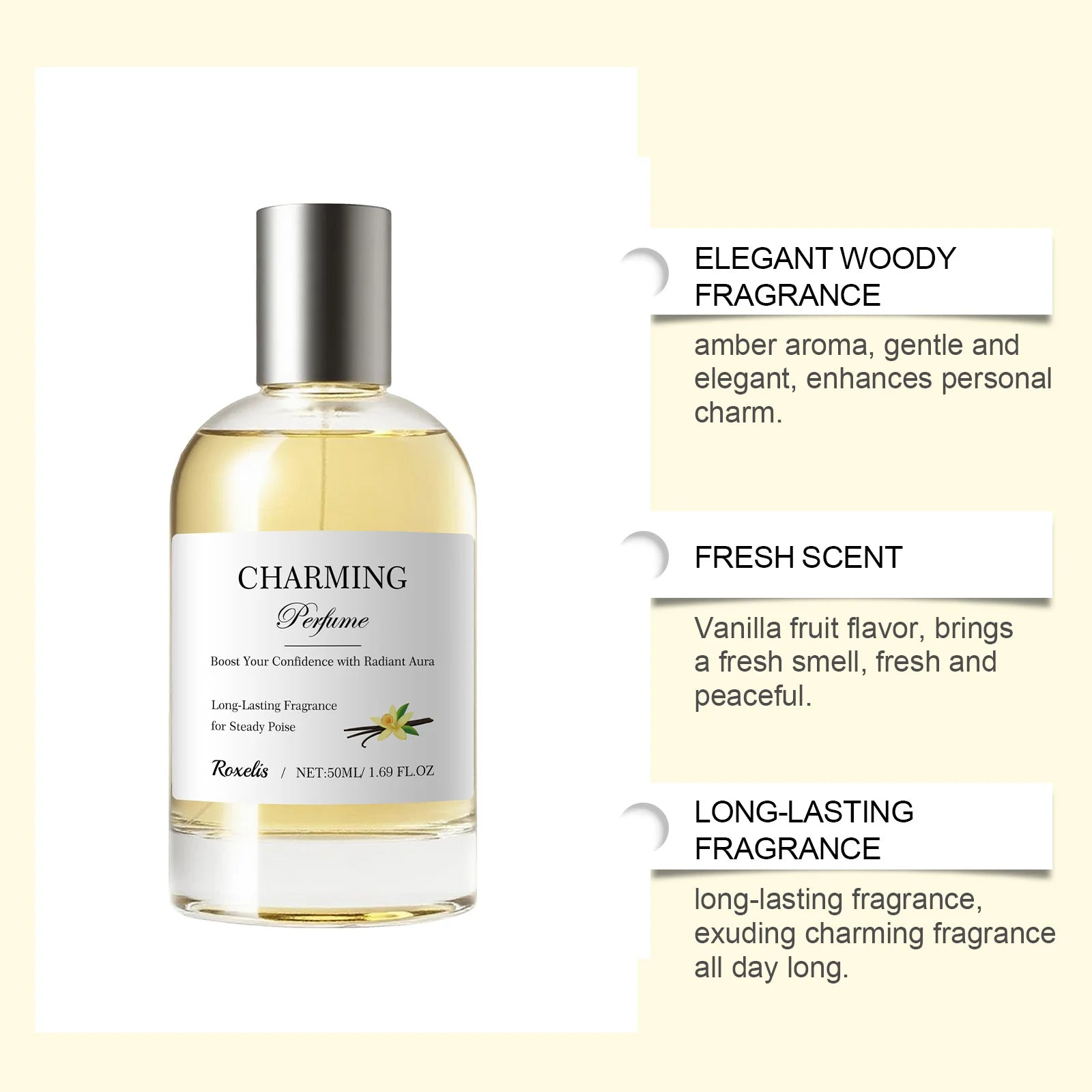 Amber Vanilla Floral Perfume Scent — Amber | KIMLUD