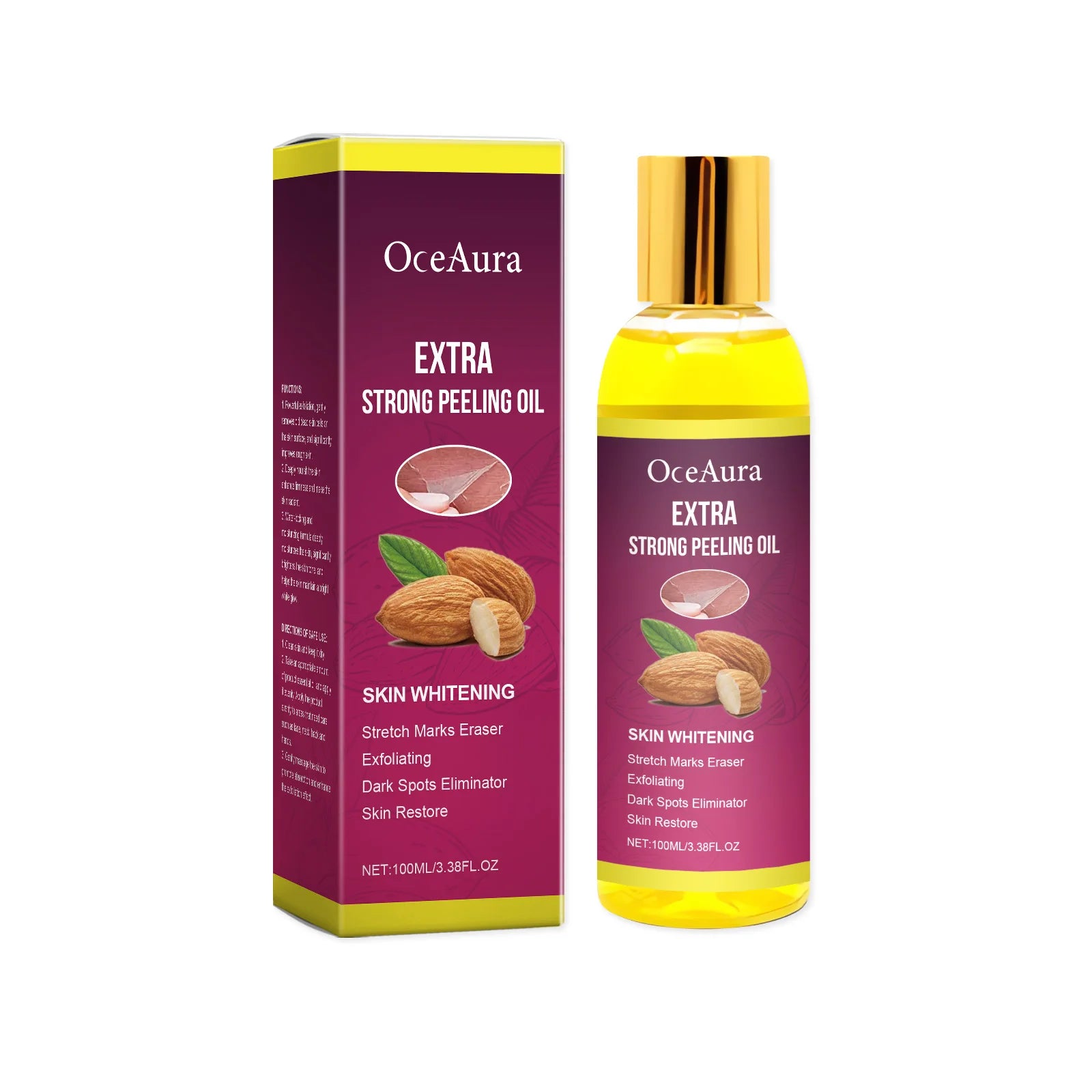 Sweet Almond Oil Exfoliating Body Oil Gentle Cleansing — Plum | KIMLUD
