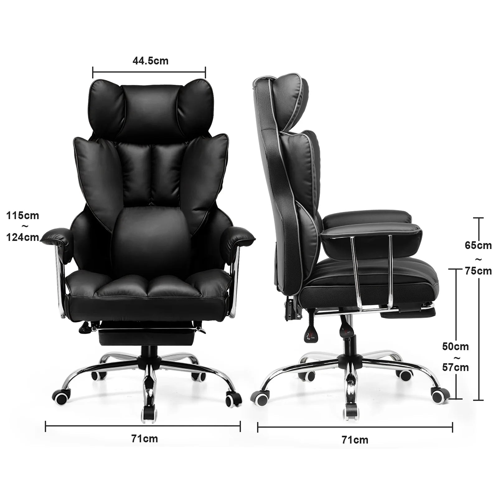 Office Chair – Gaming Ergonomic – Fabric Surface – | KIMLUD