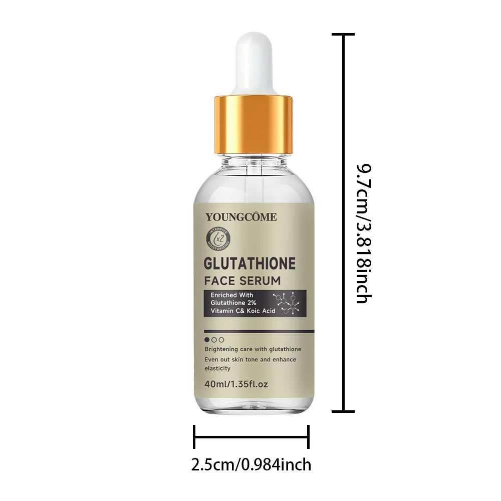 Glutathione Serum for Face for Brightening Skin,Dark Spot Corrector Sensitive Skin Cell Regenerating Lifting Skincare 40ml/60ml